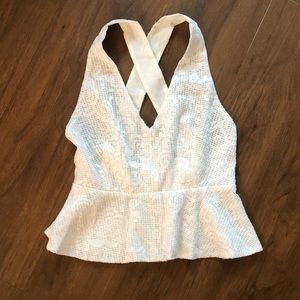 Wayf Peplum Tank Top